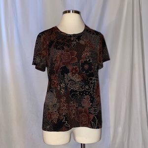 Plus Size White Stag Top